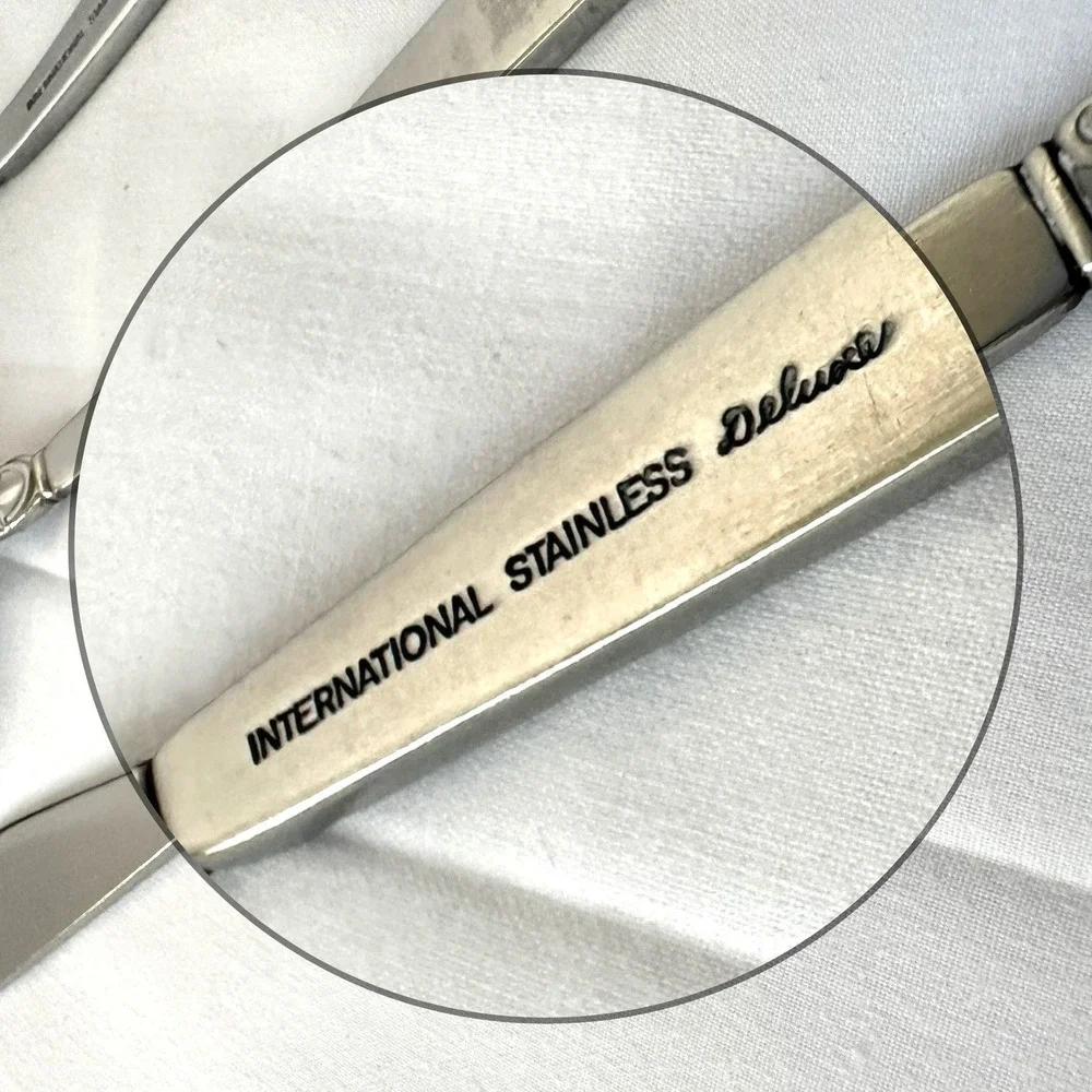 4 Pcs International Stainless Deluxe NORSE Serving Pieces